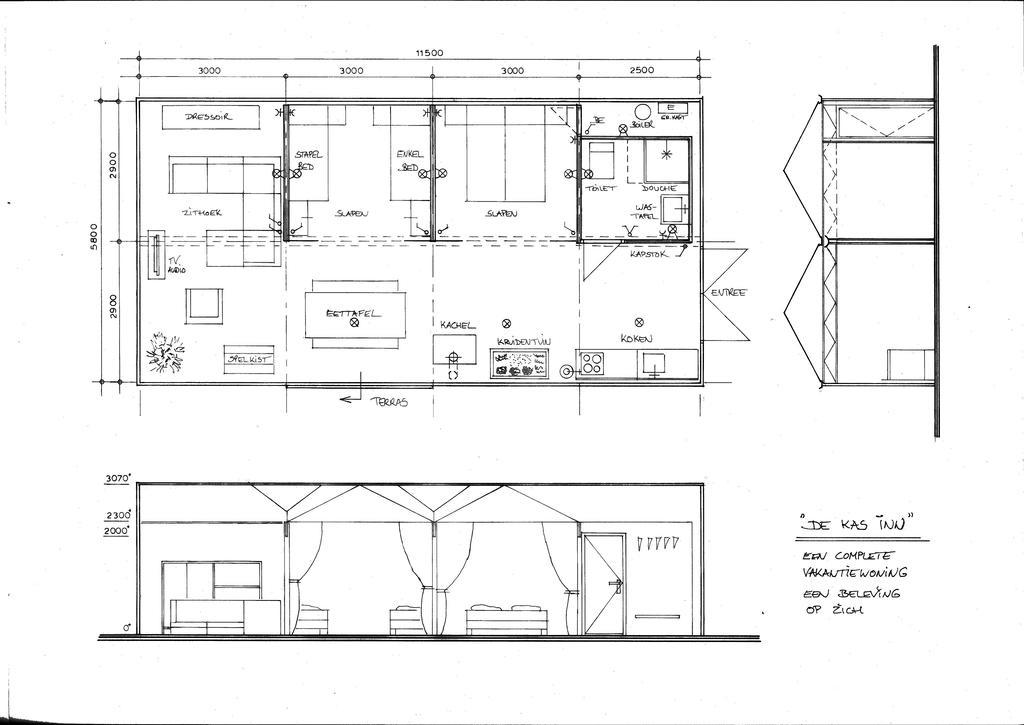 Vrijstaande Glamping De Kas Holiday home